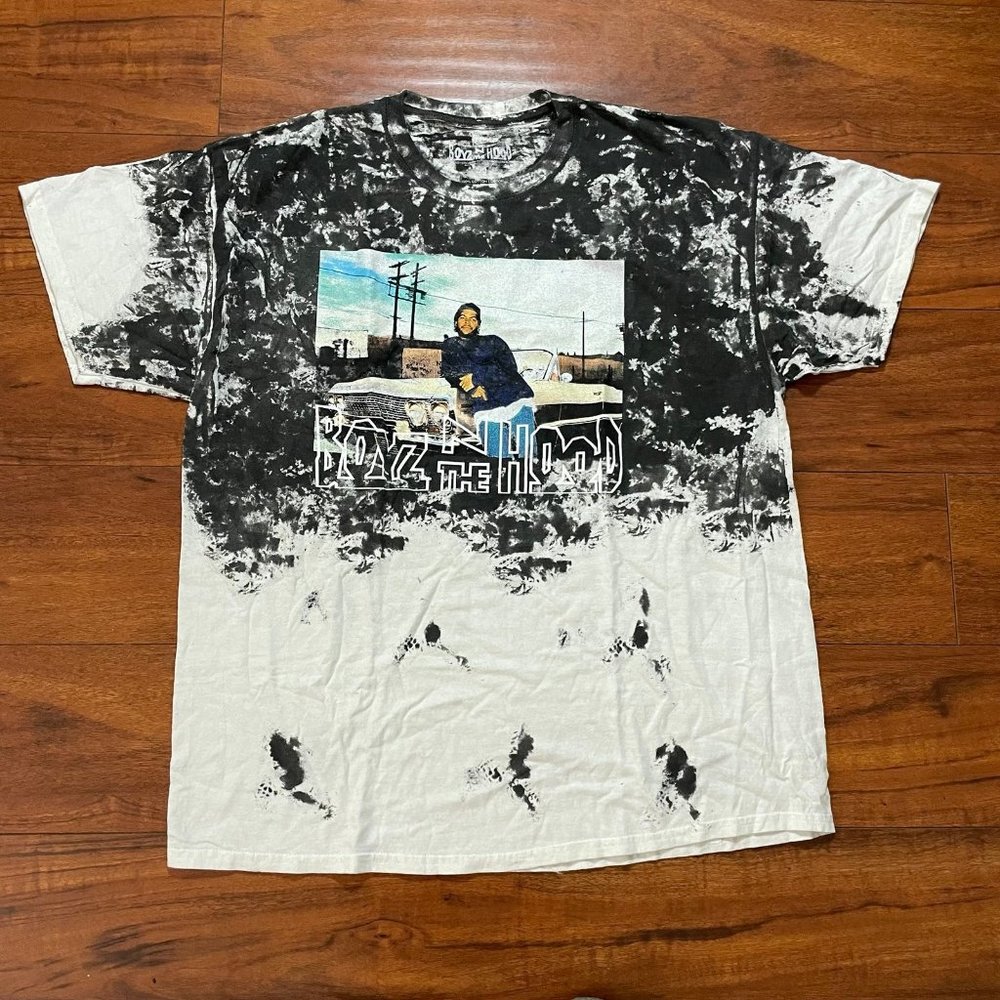NEW BOYS IN THE HOOD ICE CUBE BLACK TIE DYE T-SHIRT